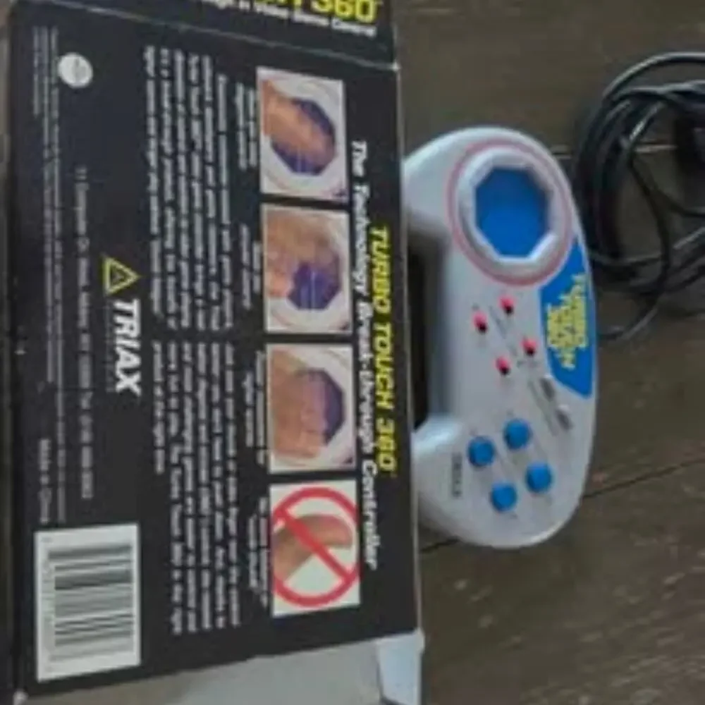 Triax Turbo Touch 360 Controller for Super Nintendo SNES CIB